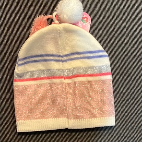 Strawberry Shortcake Beanie with Pom Poms new - Picture 2 of 2